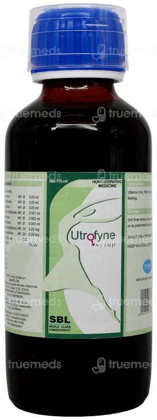 Sbl Utrofyne Syrup 115Ml